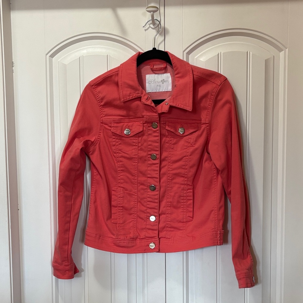 De Blossom Collection Coral Jean Jacket
